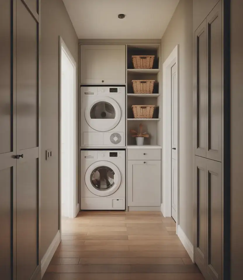 Slim Hallway Laundry Station 1