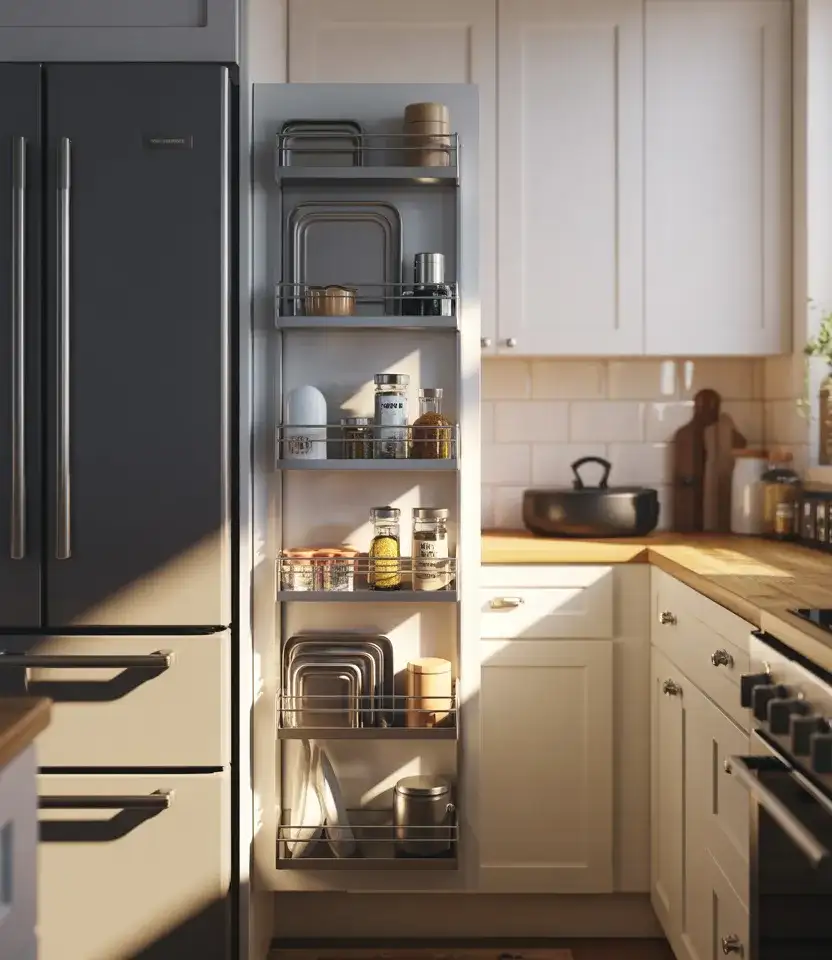 Slim Side Cabinets For Appliances 1