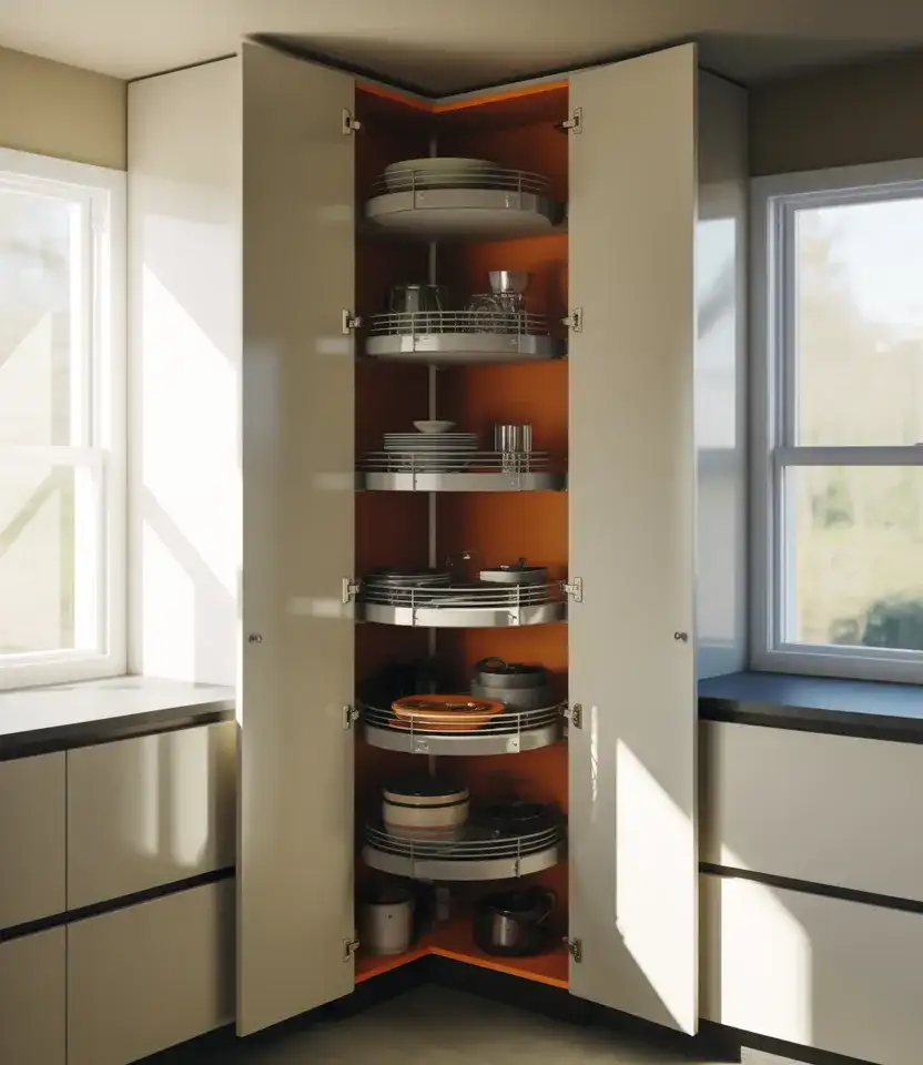 Smart Corner Carousel Cabinets 2