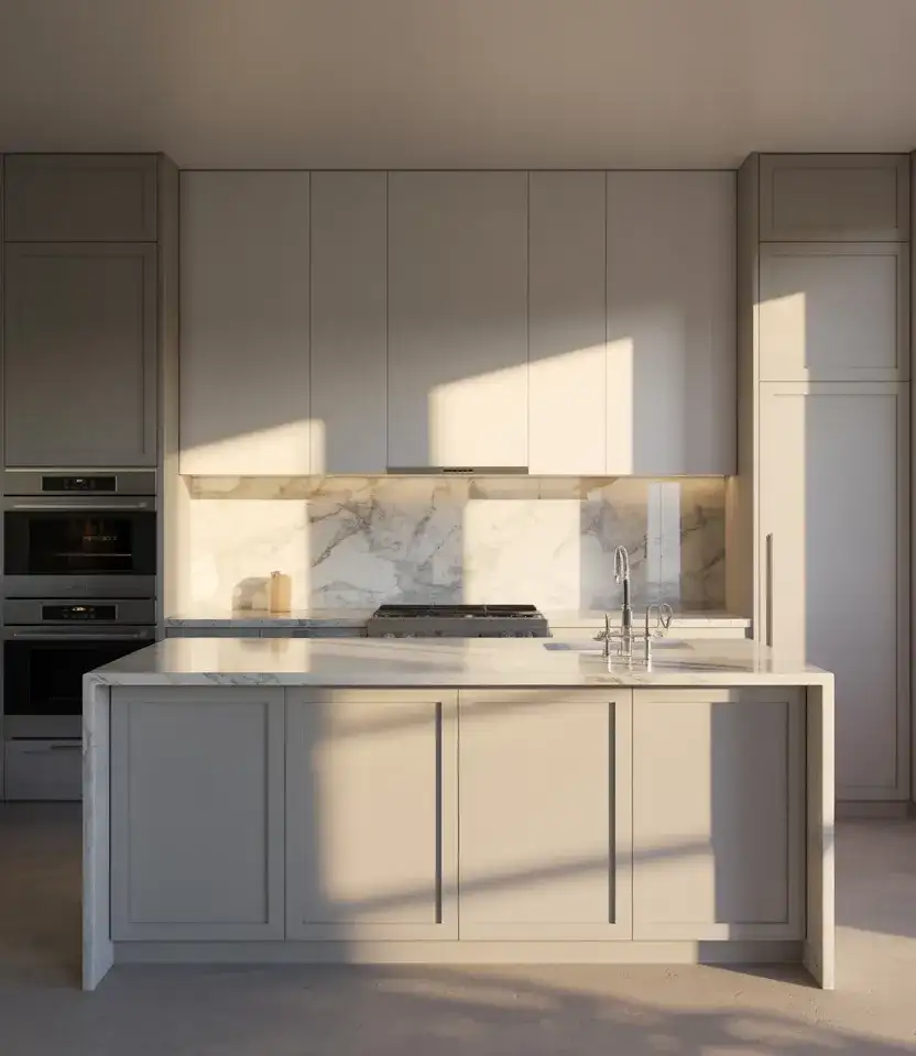 Soft Gray Cabinets For Modern Kitchens 1