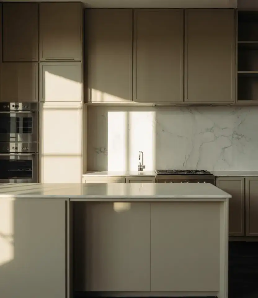 Soft Gray Cabinets For Modern Kitchens 2