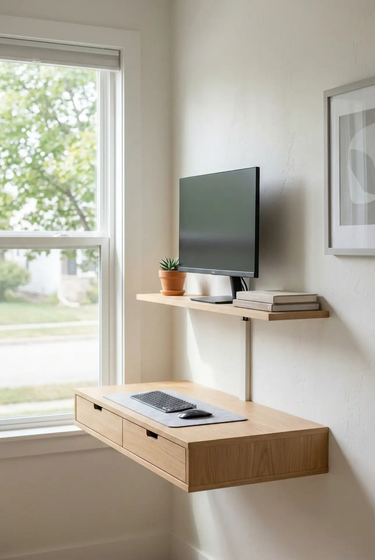 Streamlined Computer Work Wall 2