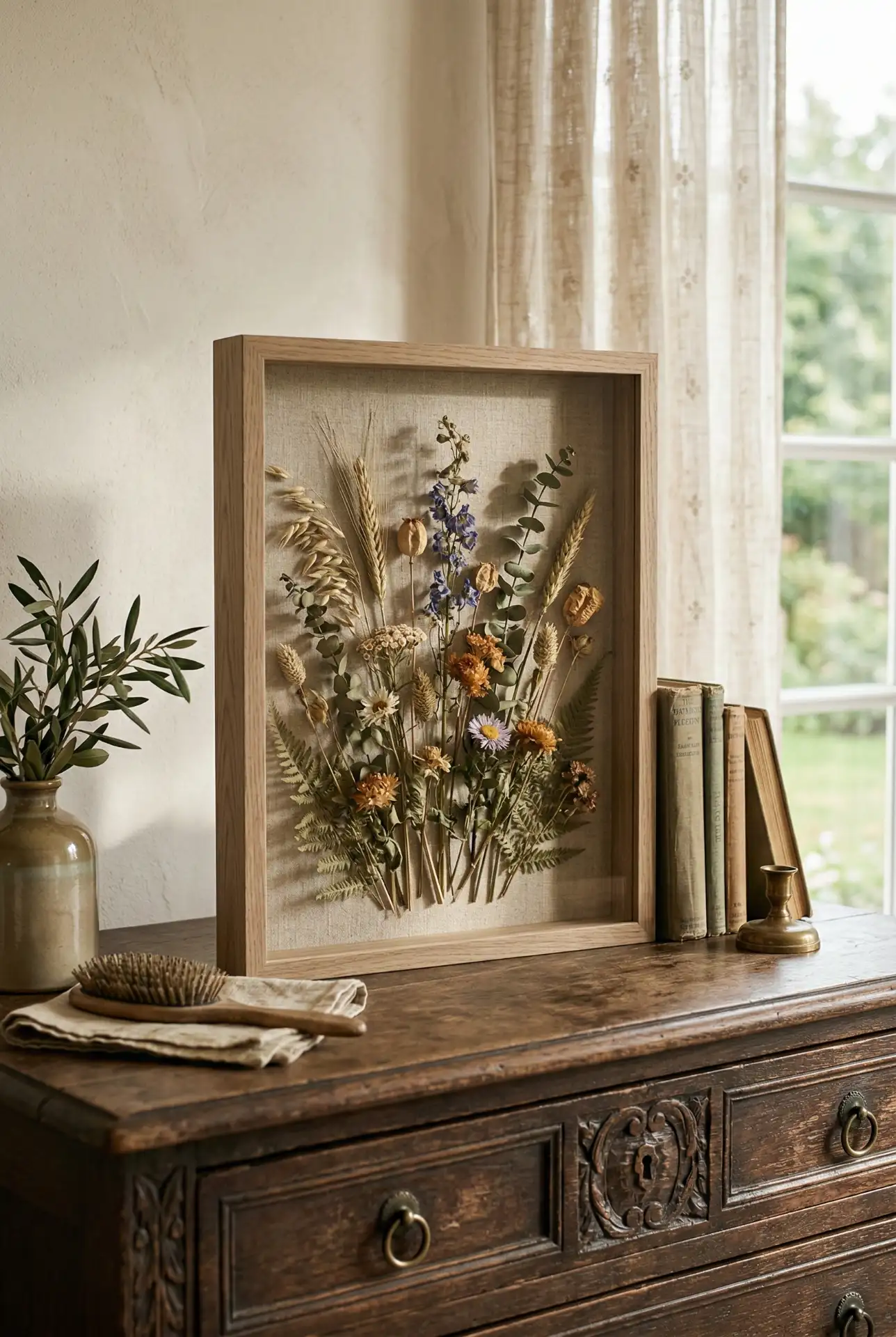 Vintage Dried Flower Botanical Box 2