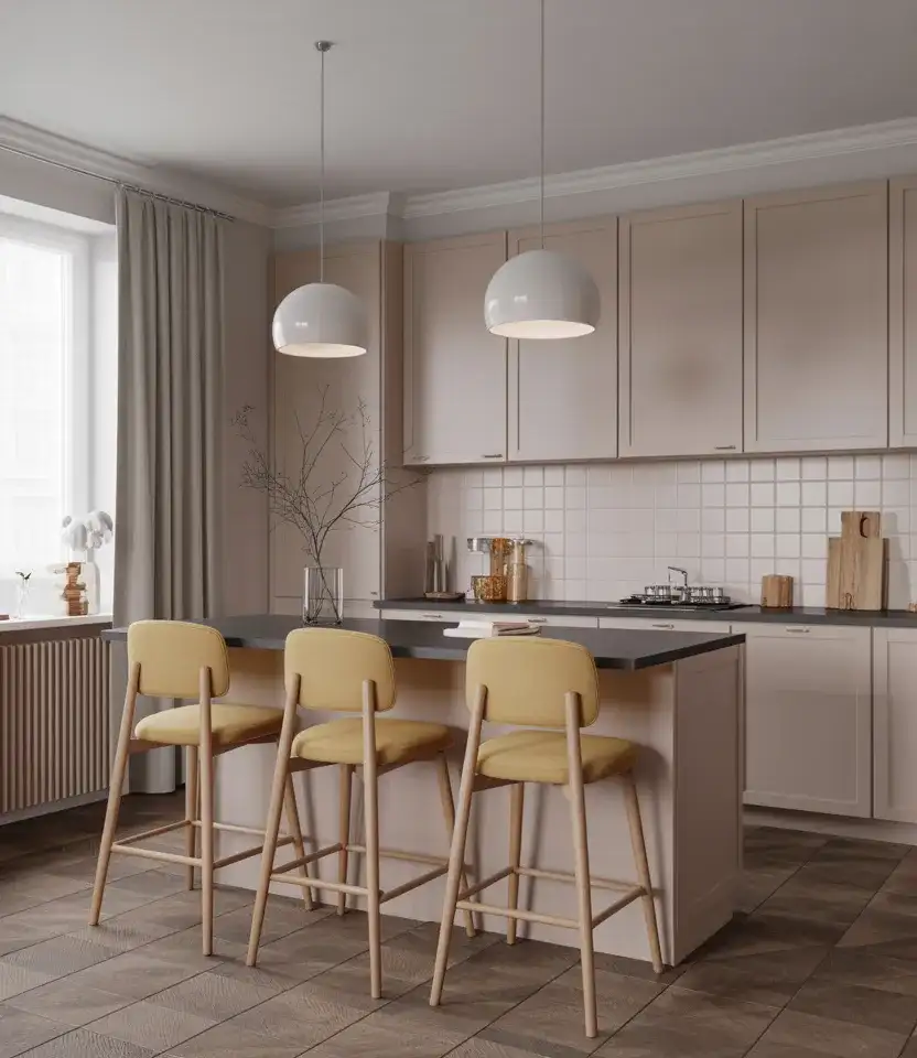 Yellow Kitchen With Decorative Accessories 1