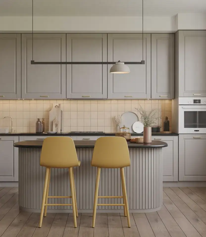 Yellow Kitchen With Decorative Accessories 2