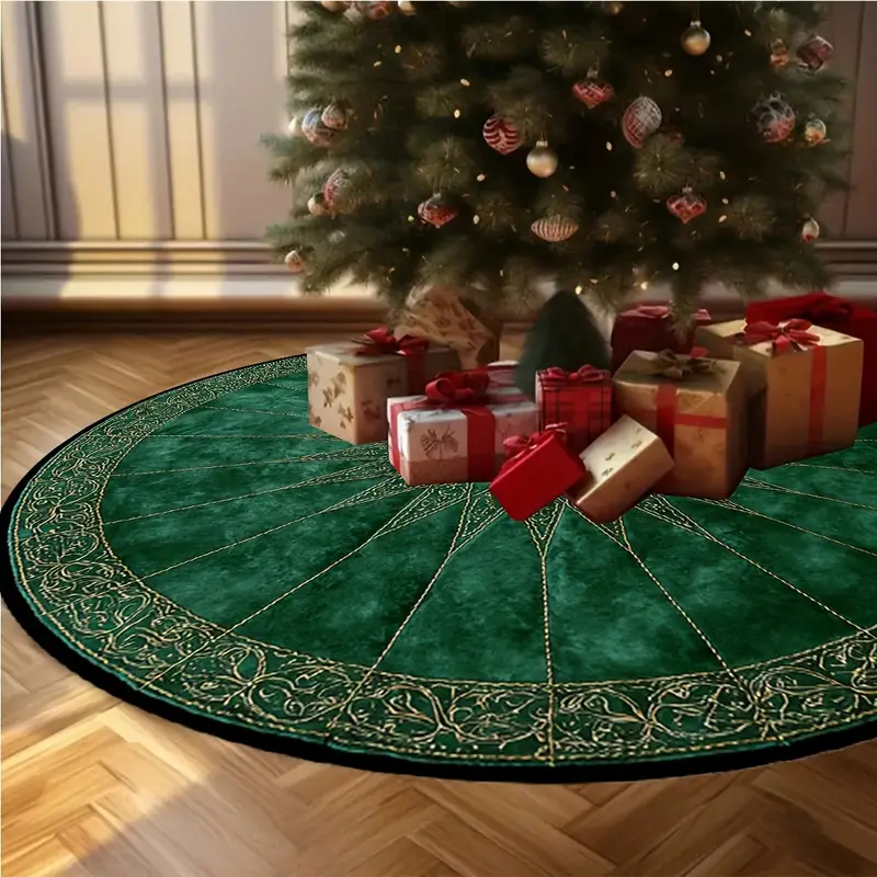 1 vintage christmas tree skirt - Temu Mauritius