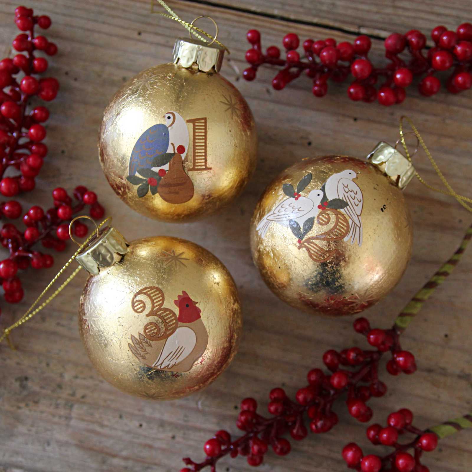 12 Days of Christmas Bauble Set – Closet & Botts