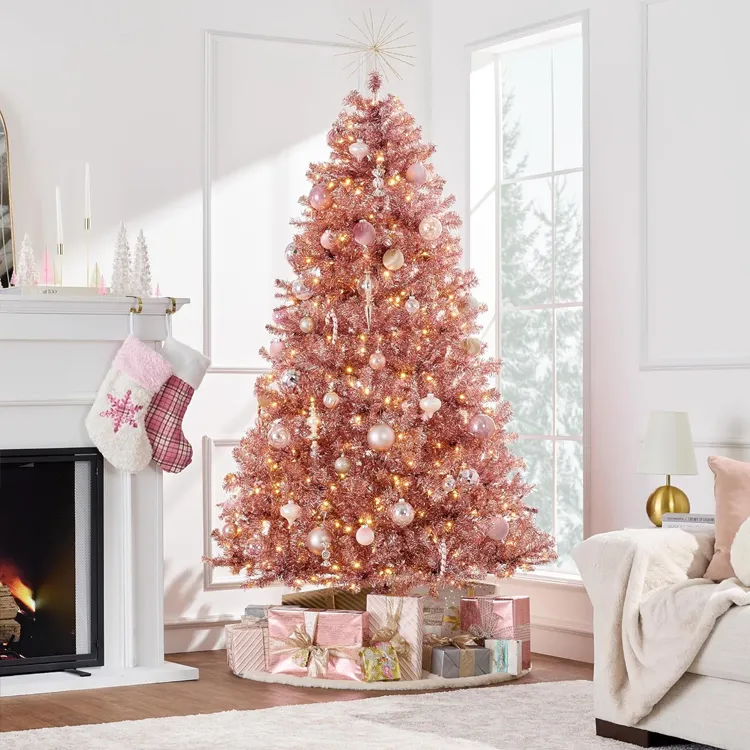 12 Top-Rated Pink Christmas Trees on Amazon - All The Fall Things