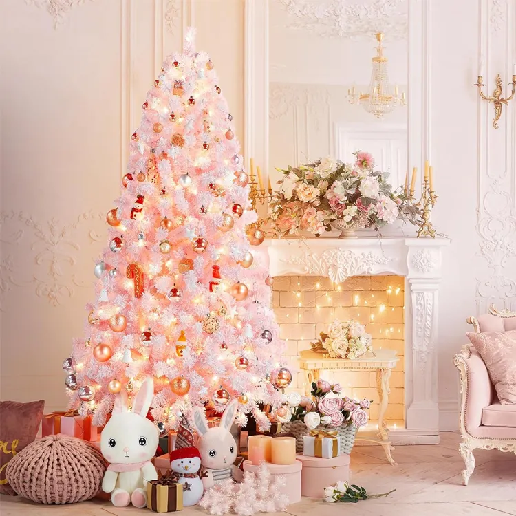12 Top-Rated Pink Christmas Trees on Amazon - All The Fall Things