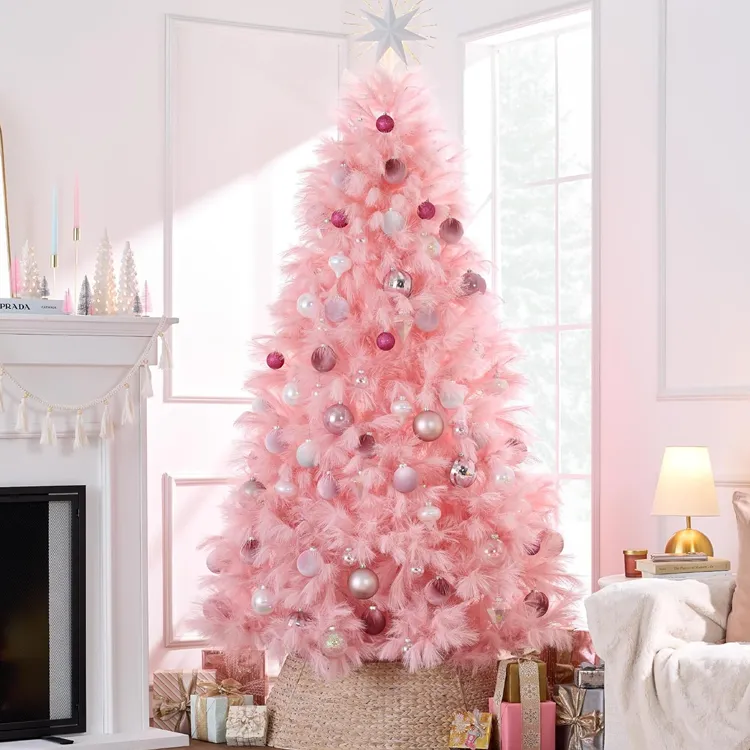 12 Top-Rated Pink Christmas Trees on Amazon - All The Fall Things