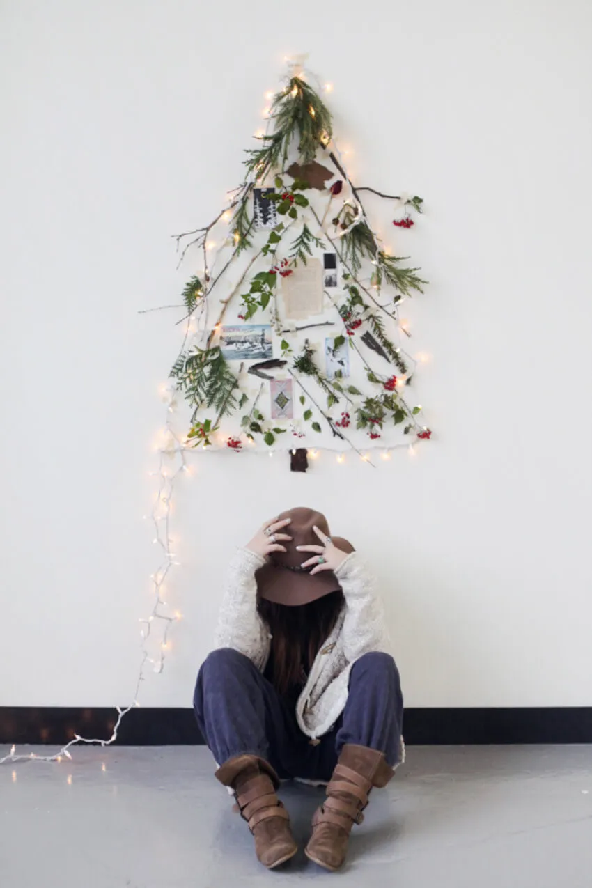 15 Best DIY Alternative Ideas to Christmas Trees - homeyou
