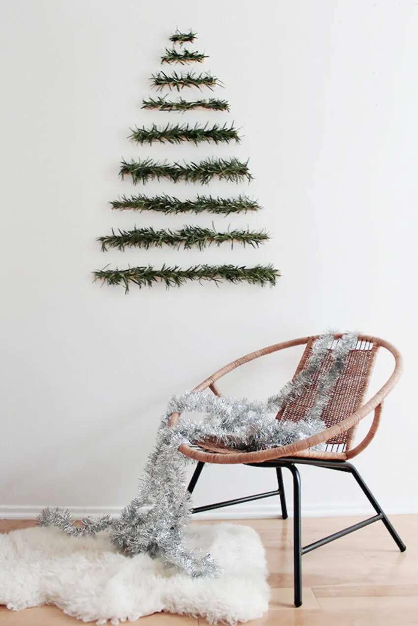 15 Best DIY Alternative Ideas to Christmas Trees - homeyou