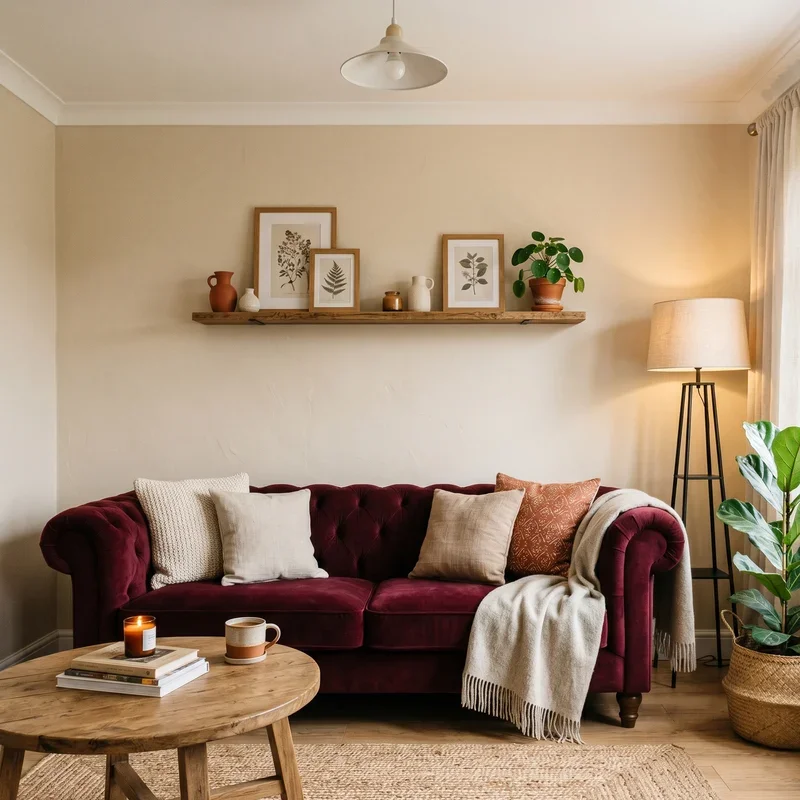 15 Burgundy Couch Living Room Ideas to Elevate Your Decor