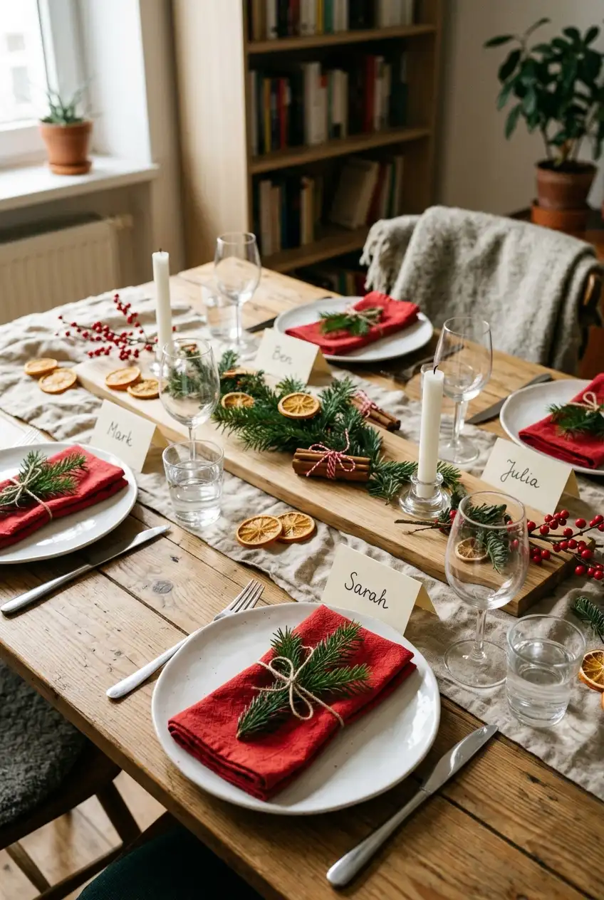 15 Christmas Table Setting Ideas for Small Apartments