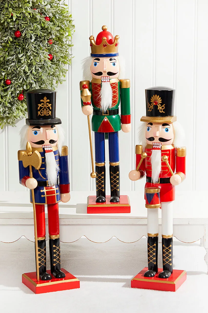 15' Traditional Nutcracker - 3 Assorted
