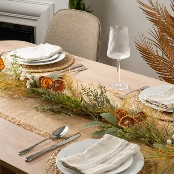 153cm Artificial Garland with Orange... | ShopHomeStyles