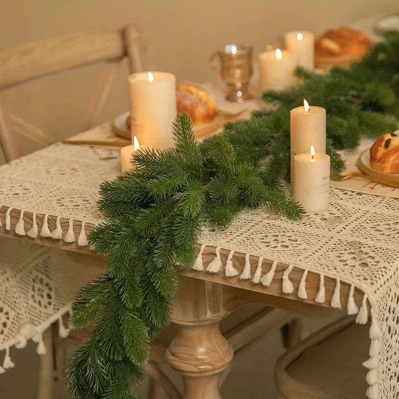 1pc artificial christmas pine garland winter greenery - Temu United Arab  Emirates
