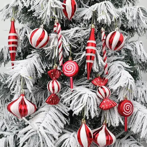 1pc festive christmas tree ornament - colorful soft clay candy decorations,  holiday parties & home decor | High-quality & Affordable | Temu
