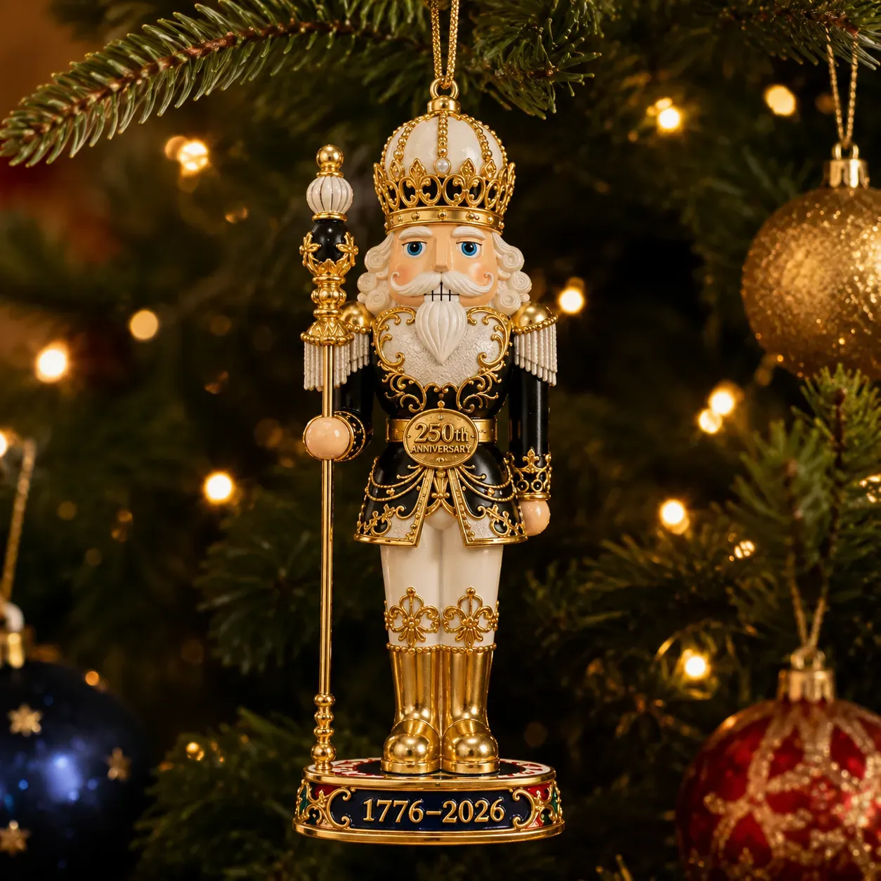 🔥2026 America 250th Anniversary Imperial Nutcracker King Ornament