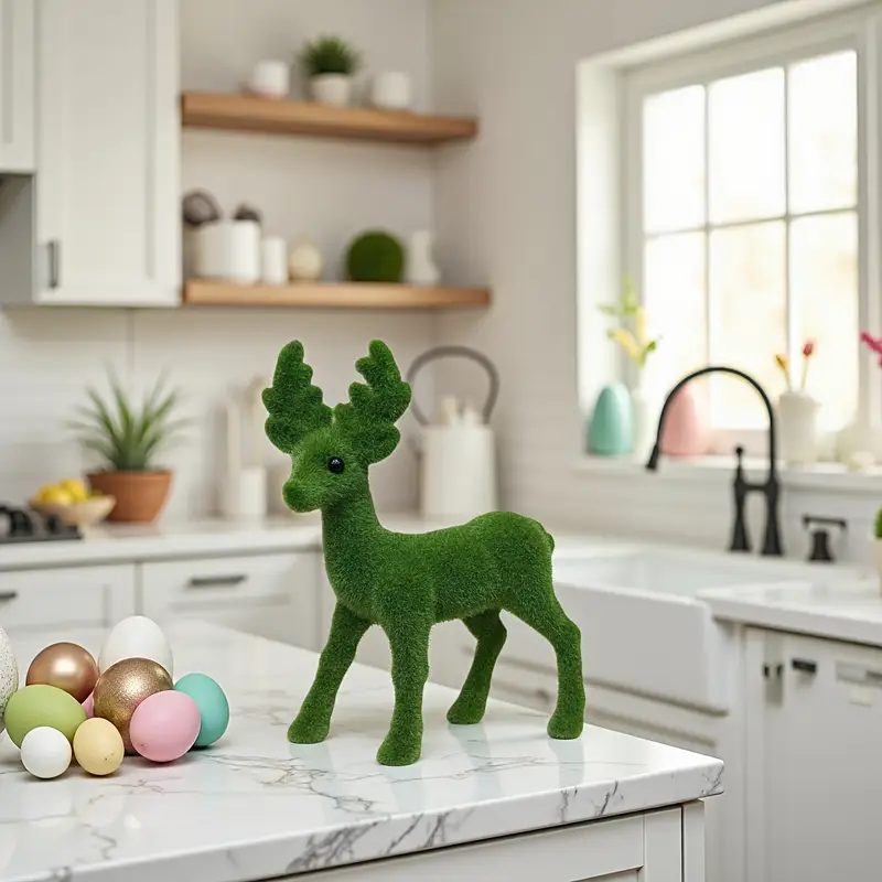 2026 new easter decorative moss figurine festive - Temu Cyprus