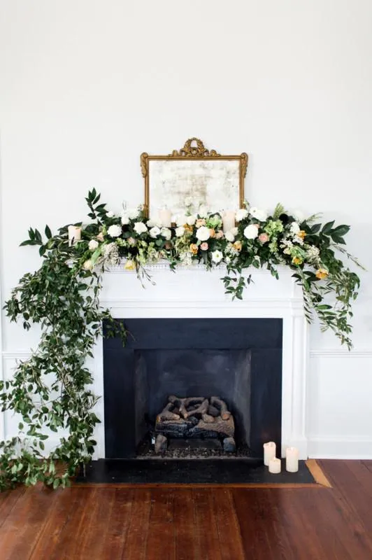 21 Wedding Fireplace Decor Ideas to Transform Any Mantel