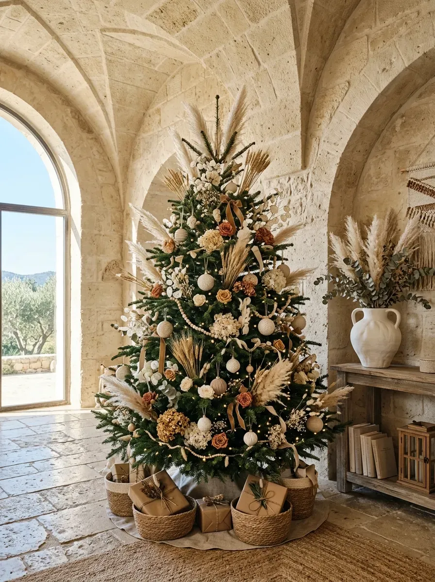 23 Boho Christmas Decor Ideas for a Warm Festive Home