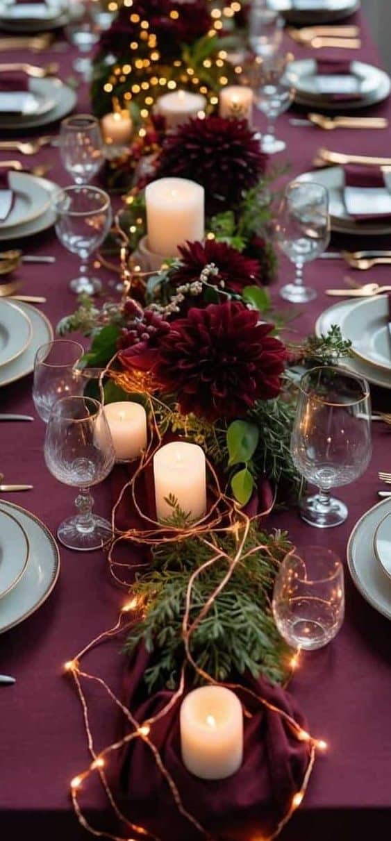 23 Burgundy Tablescape Ideas for Memorable Events