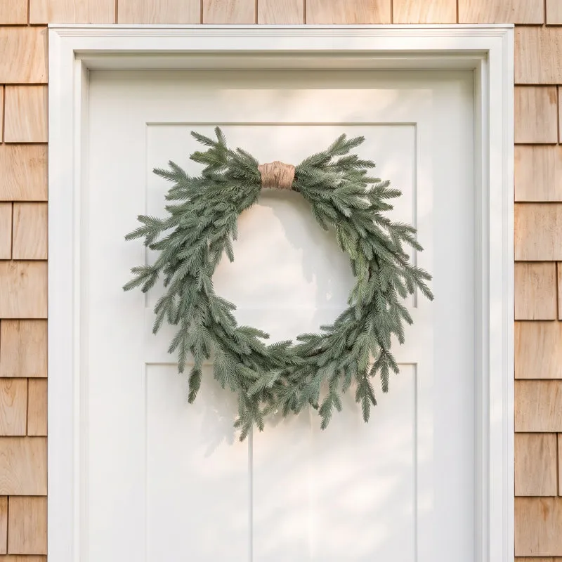 24.02' Polyvinyl Chloride Wreath The Holiday Aisle