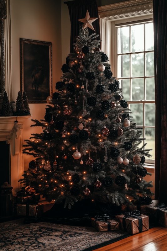 25 Black Christmas Tree Decorations: Stylish Ideas To Try
