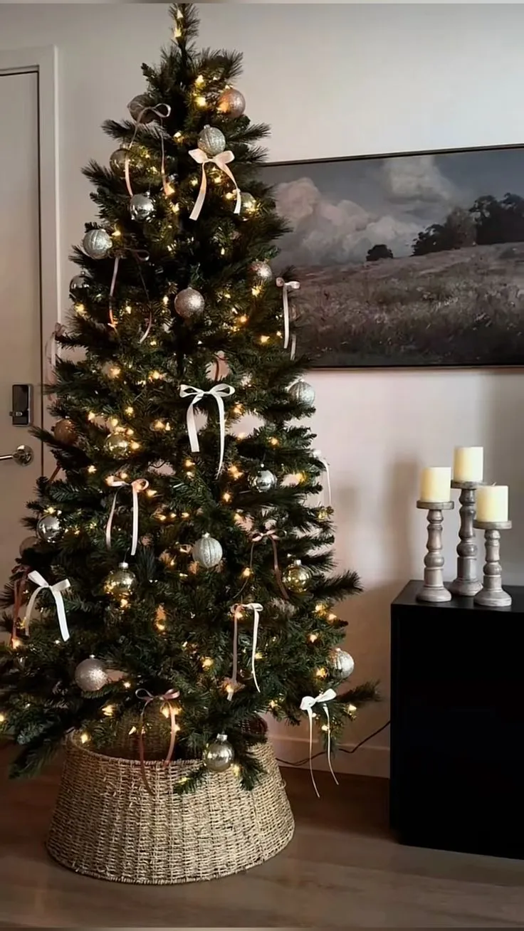 25 Christmas Tree Collar Ideas for 2025 - Nikki's Plate