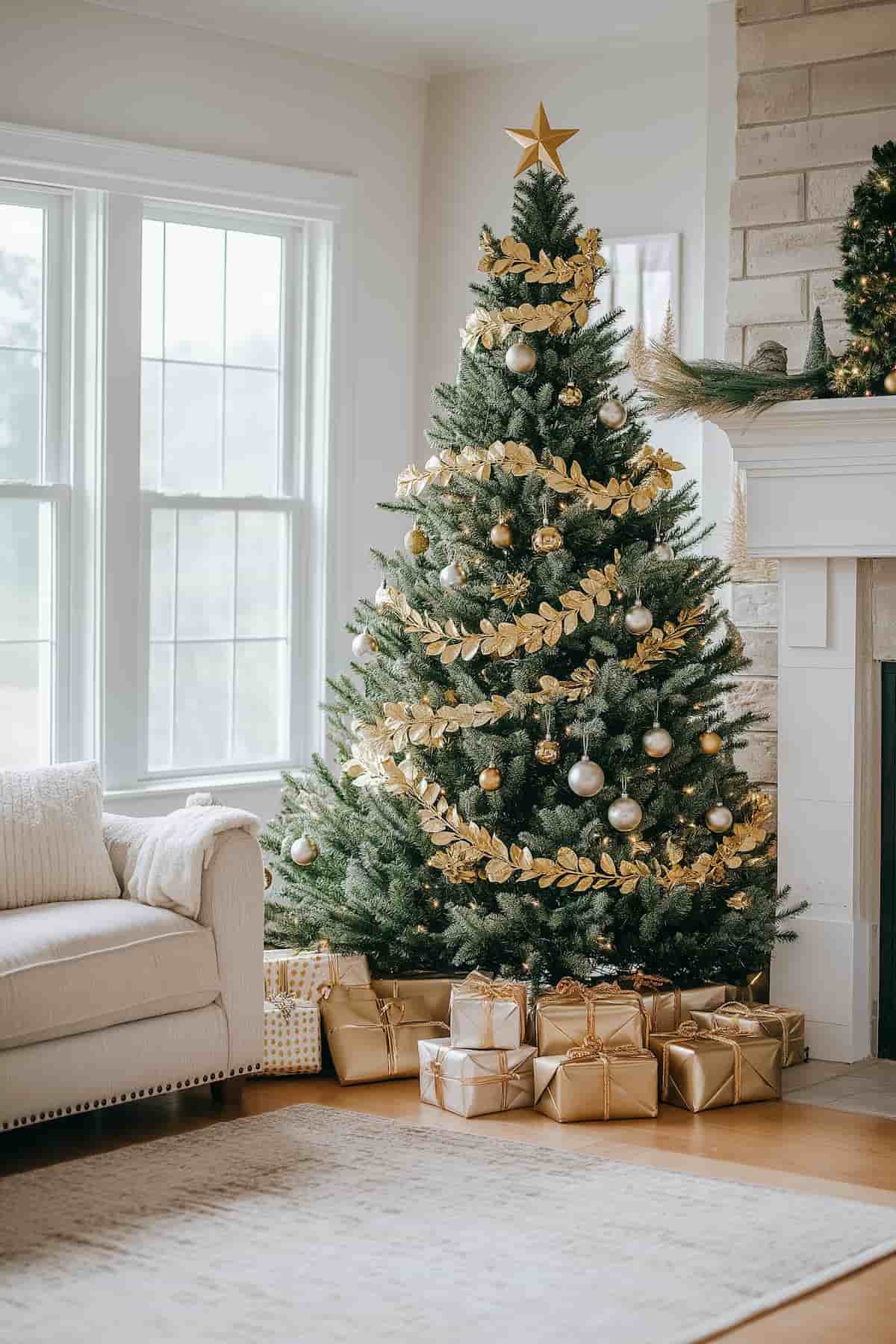 28 Gold Christmas Tree Decorations: Elevate Your Festive Decor