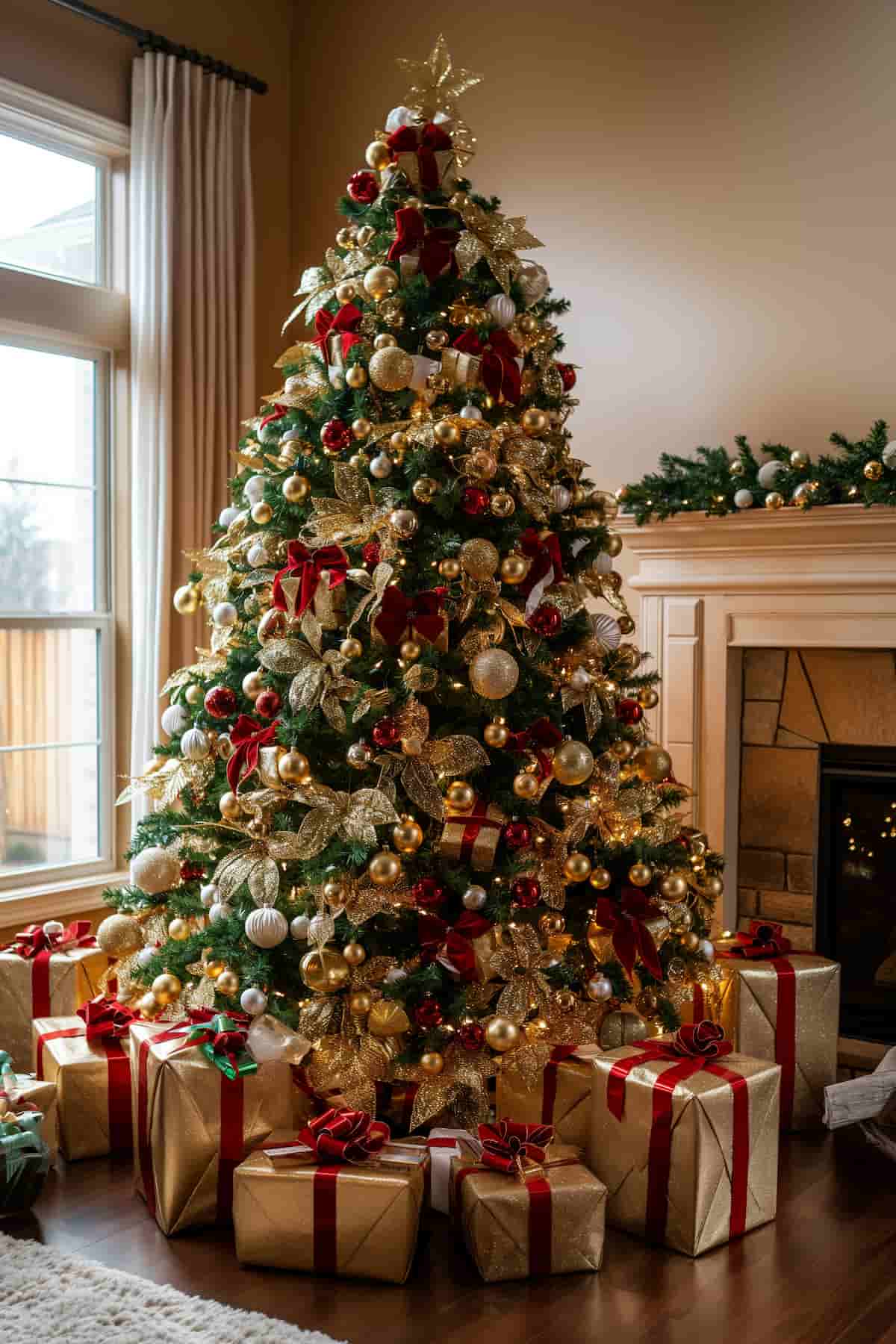 28 Gold Christmas Tree Decorations: Elevate Your Festive Decor