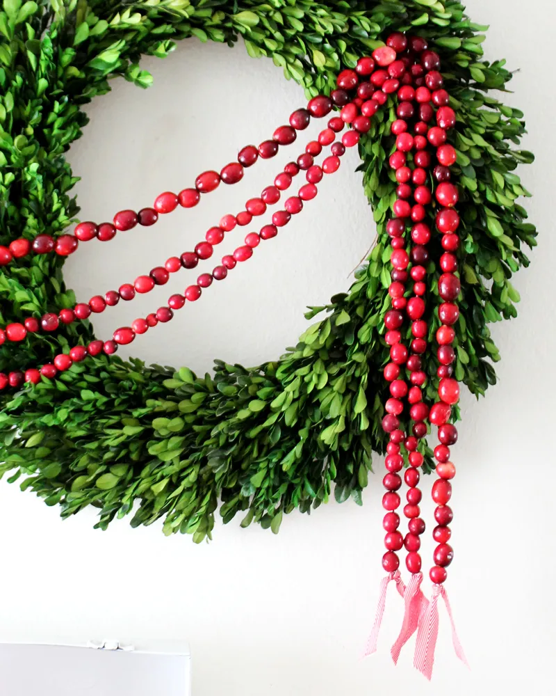 3 Ways to Use Cranberries in Your Christmas Decor - Tonality Designs
