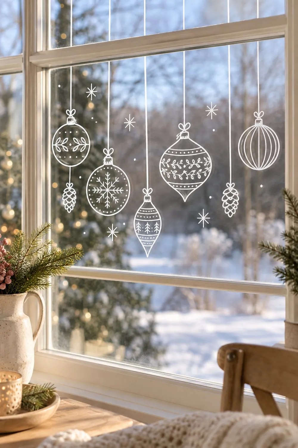 30 Christmas Window Painting Ideas + Easy Tips
