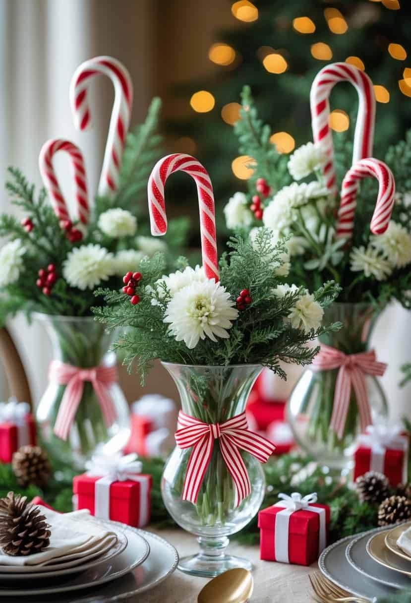 31 Candy Cane Tablescape Ideas: Festive Decor for Holiday Meals