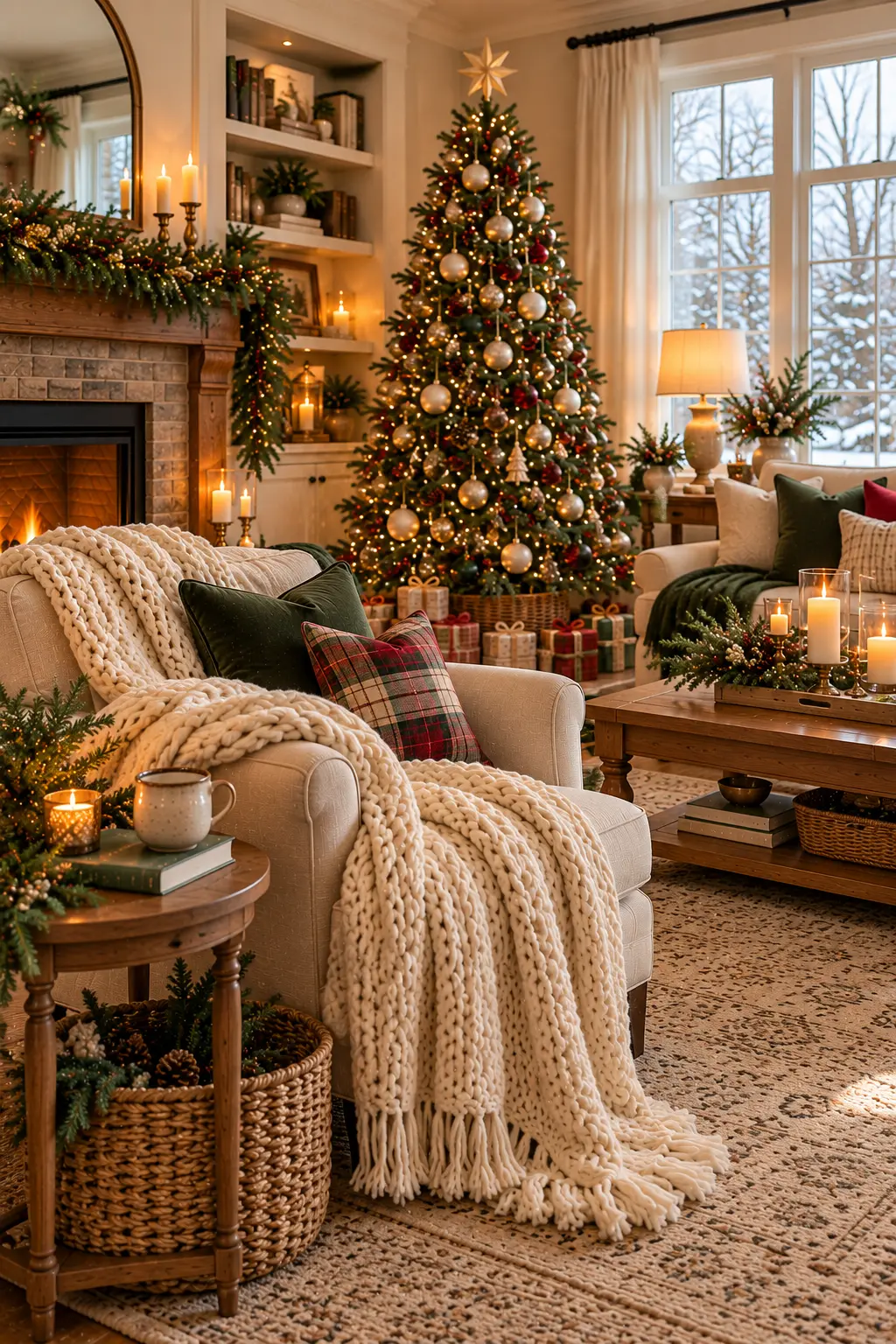 35 Christmas Living Room Decor Ideas for a Festive, Stylish Space