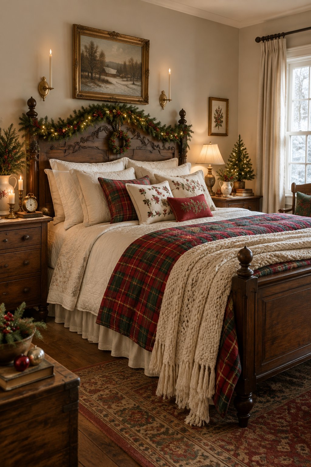 36 Christmas Bedroom Decor Ideas for a Cozy Holiday Retreat