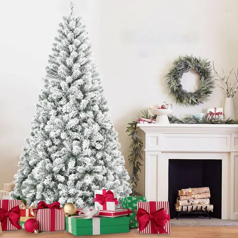 4 Foot Flocked Christmas Tree with 233 Tips