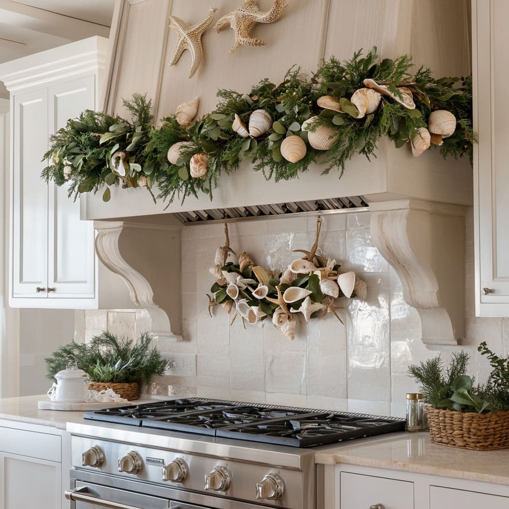 45 Christmas Decorating Ideas for Above Kitchen Cupboards