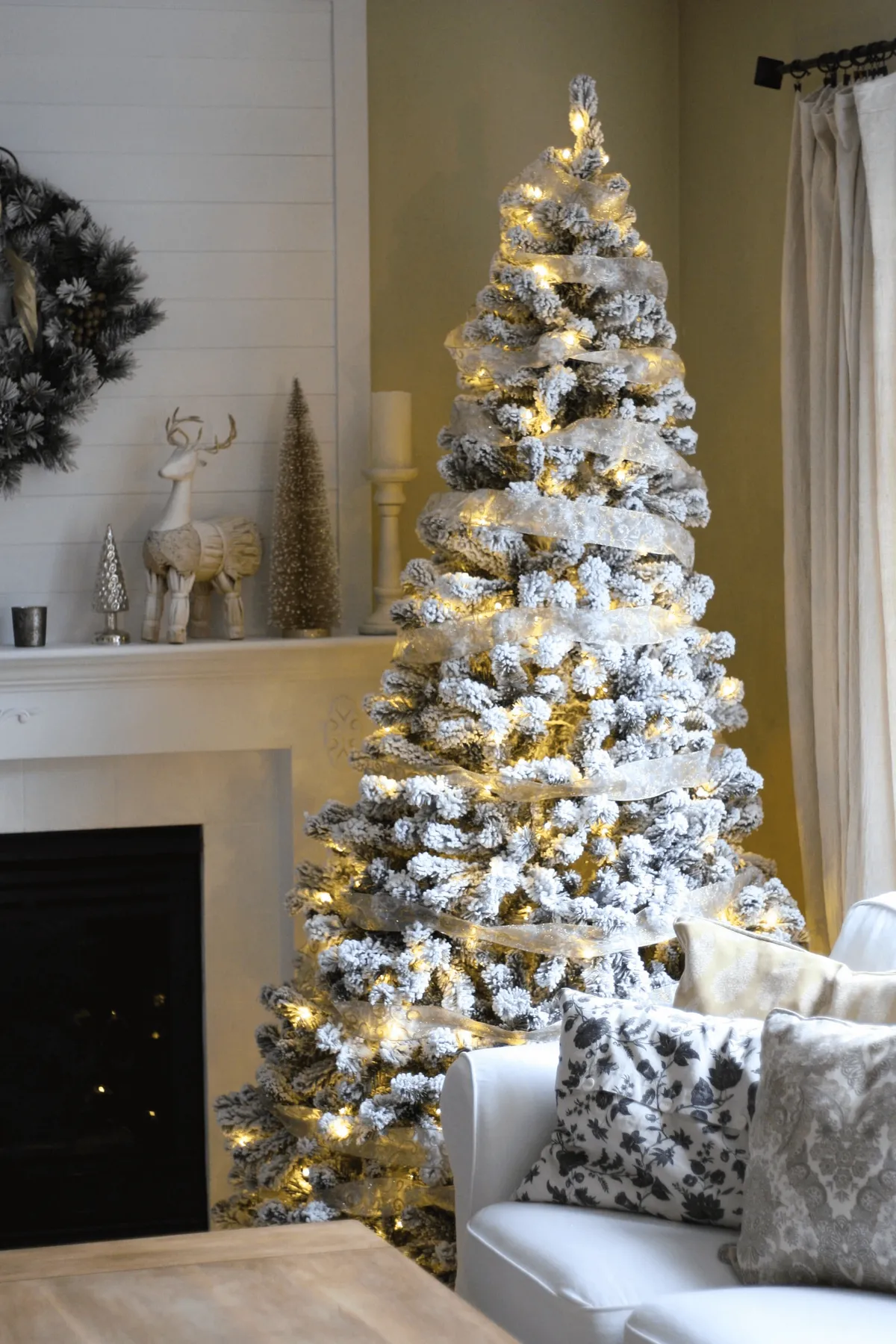 7 White Artificial Christmas Tree