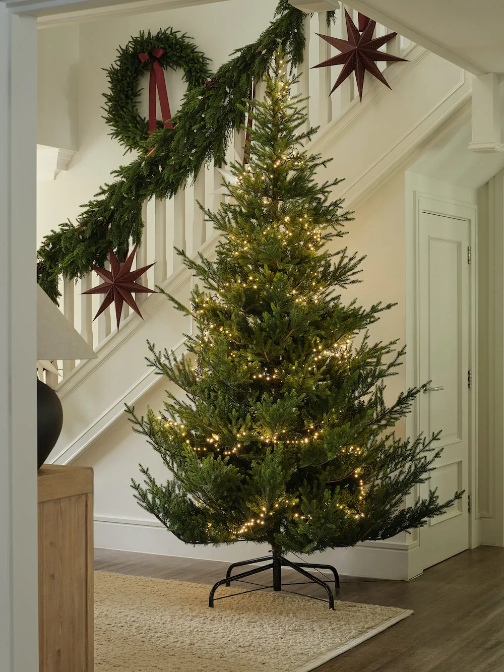 9ft Norway Spruce Artificial Christmas Tree | Layered Lounge