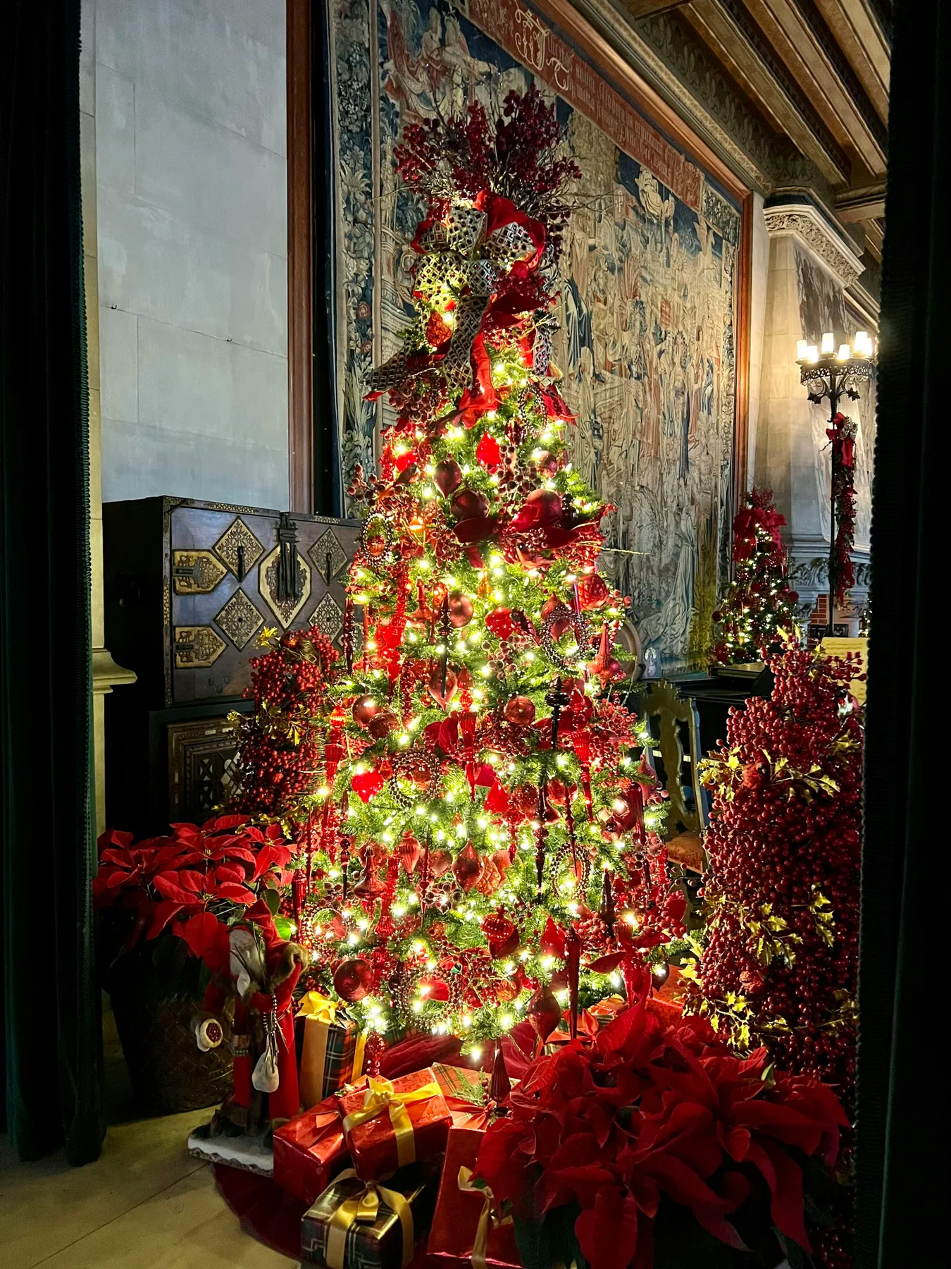 A decorated christmas tree in a living room - Free Photo on Unsplash