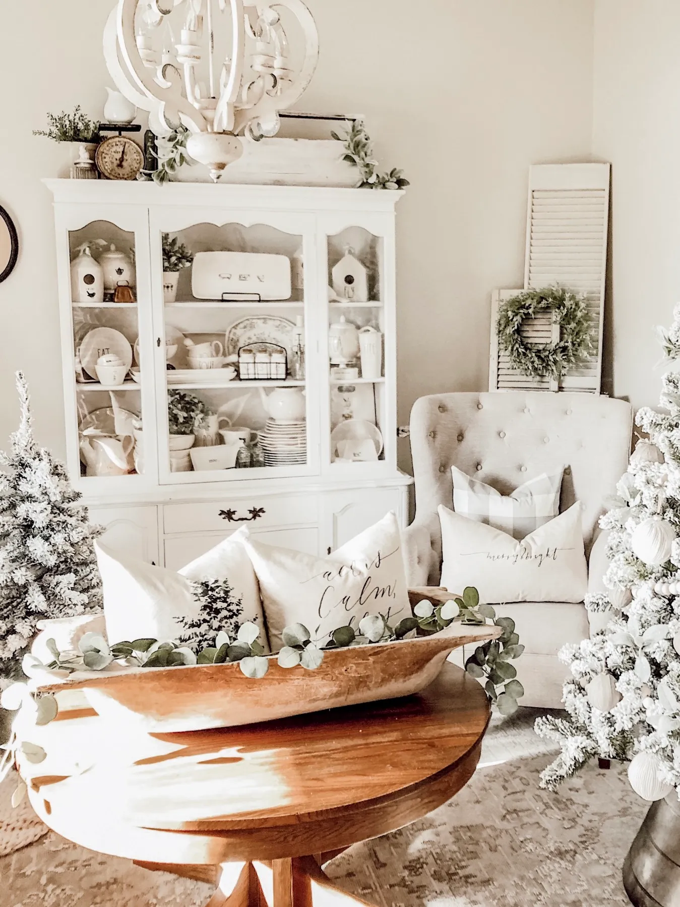 A Farmhouse Cottage Christmas Home Tour - Rain and Pine