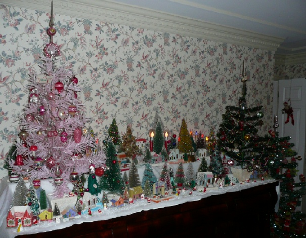 A home filled with antique Christmas in New Jersey