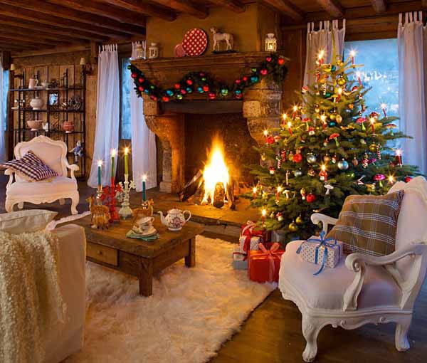Alpine Chalet Christmas Decoration, 15 Charming Country Home Decoration  Ideas