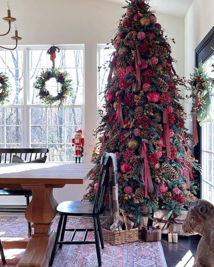 Alpine Christmas Tree Decoration Ideas Rustic Christmas Tree Ideas For A  Cozy Holiday Farmhousehub