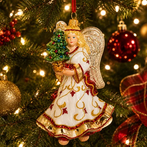 Angel Christmas Ornaments | Glass, Handcrafted & Tree Toppers