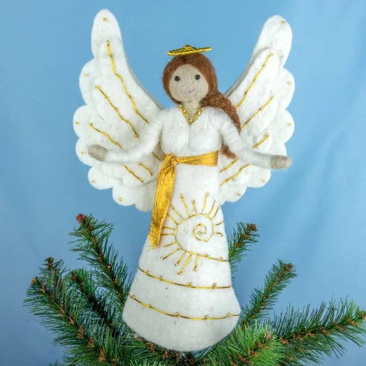 Angel Felt Tree Topper (11' H) - Just Creations