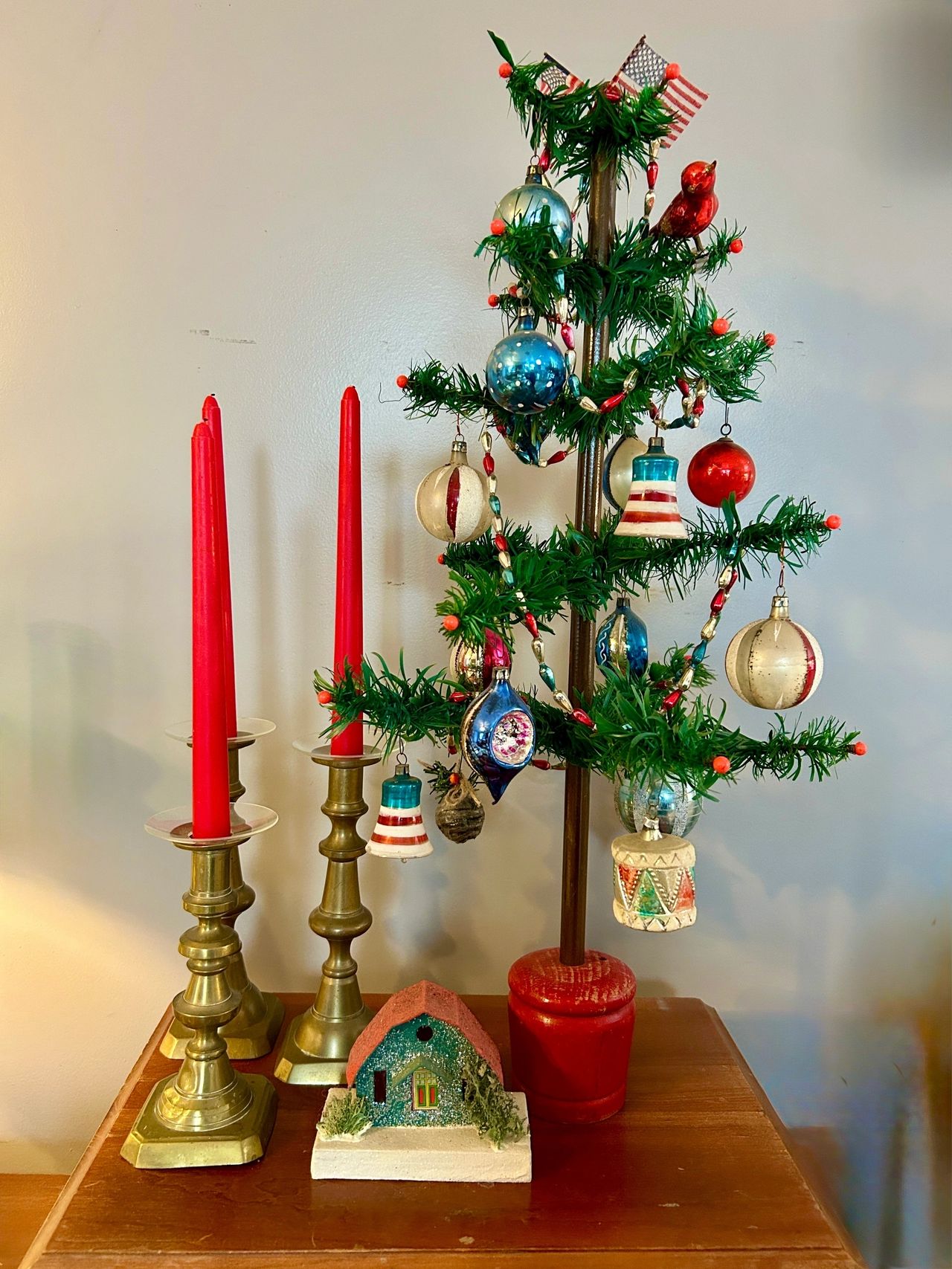 Antique Feather Trees Are Timeless