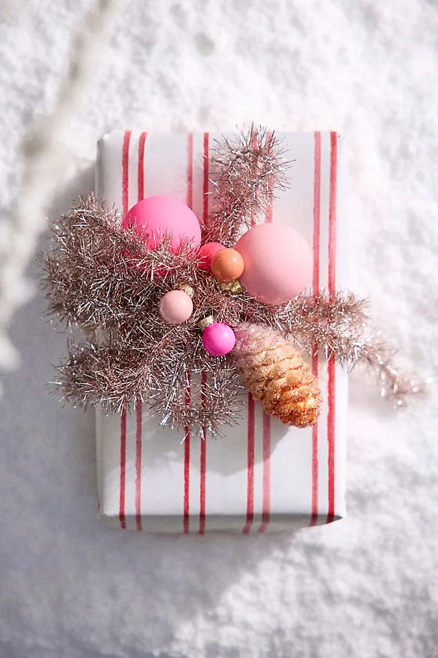 Antique Silver Tinsel Ribbon | Terrain